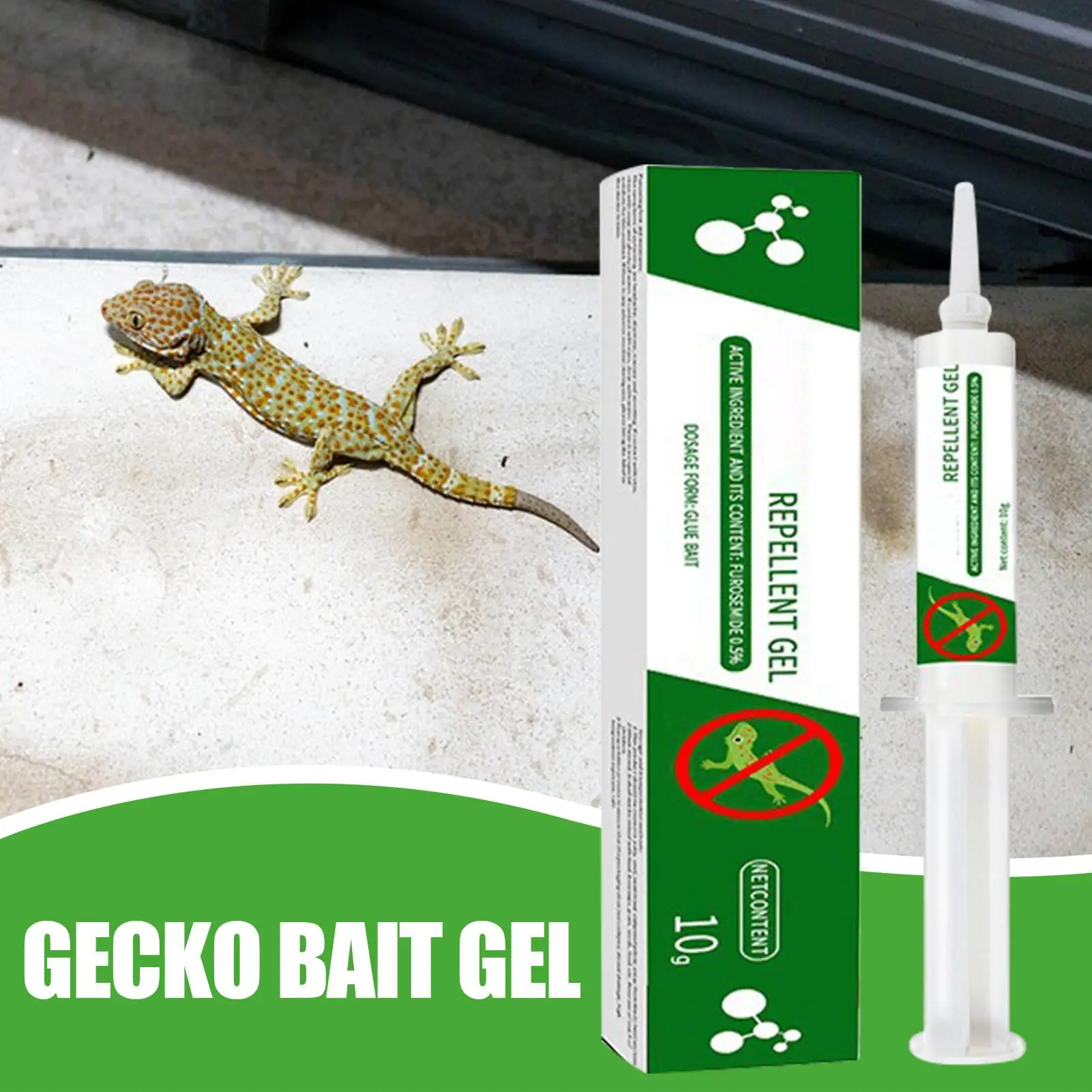 ReptilePrevention Gel Gecko Repeller Outdoor Natural Lizard Repellents Lizard Remover Repel Gecko Bait Gel For Apartment