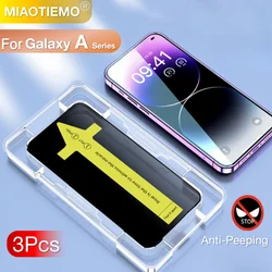 3Pcs For Samsung Galaxy A55 A53 A52 A52 A51 A73 A72 A71 A35 A34 A33 A32 4G 5G Screen Protector Toughened Glass Phone With Kit