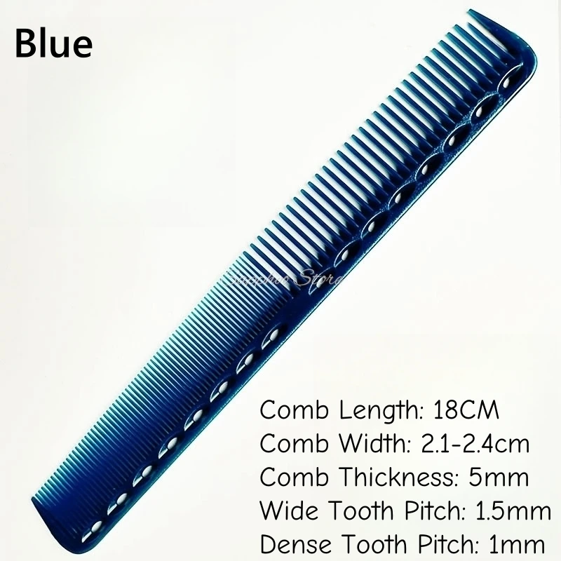 1PC 18cm Professionelle Friseur Haarschnitt Kamm Doppel Headed Anti Statische Hohe Temperatur Widerstand Salon Haar Styling Werkzeuge