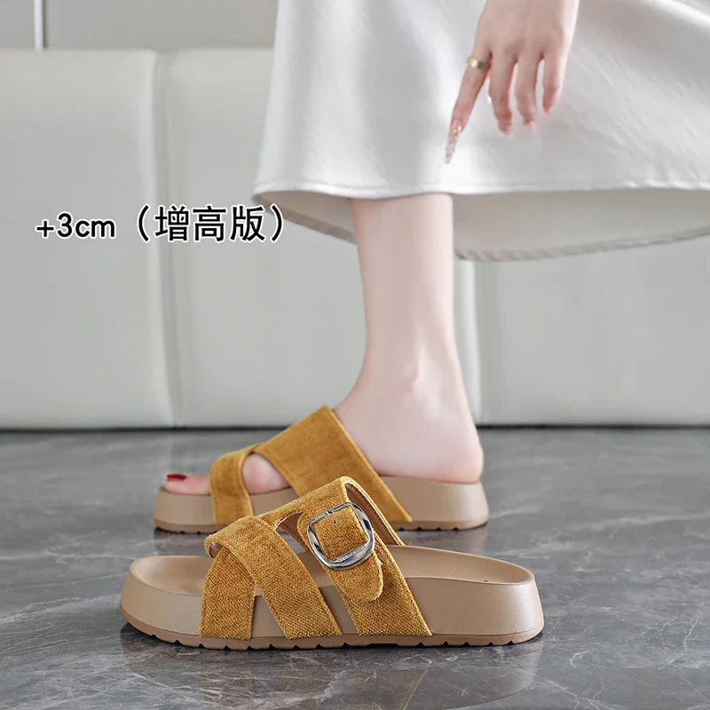 Outdoor Activity Women Summer Slippers Stable Anti Slip Support Daily Leisure Entertainment Footwear
