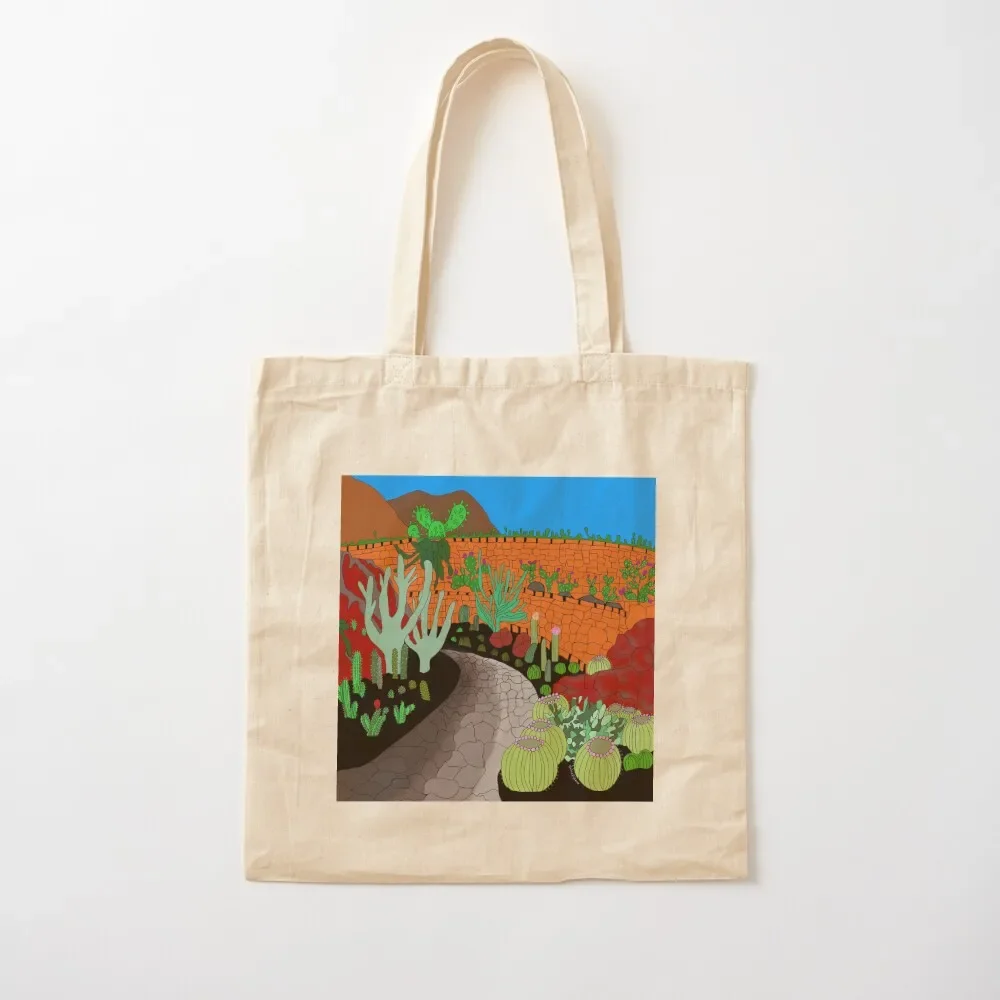 

Cactus Garden Lanzarote Canary Islands Spain Spanish Art Tote Bag large size bags Custom bag Tote Bag