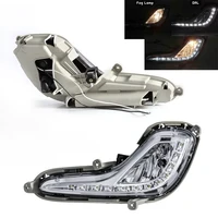 Lámpara antiniebla DRL para Hyundai Accent 2012, 2013, 2014, 2015, 2016, 2017, faro delantero de coche
