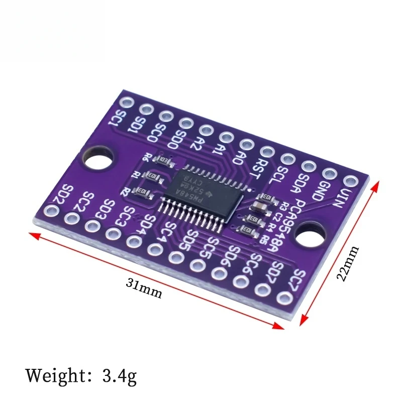 TCA9548A 1-to-8 I2C 8 -way multi-channel expansion board IIC module development board TCA9548 8 Channel