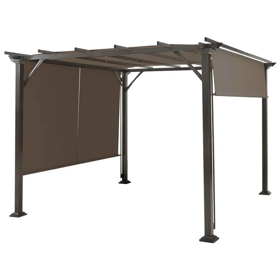 

2 Pieces 16x4 Ft Universal Canopy Cover, Outdoor Pergola Roof Top Cover with Heavy Duty Polyester, Waterproof Replacement Canopy