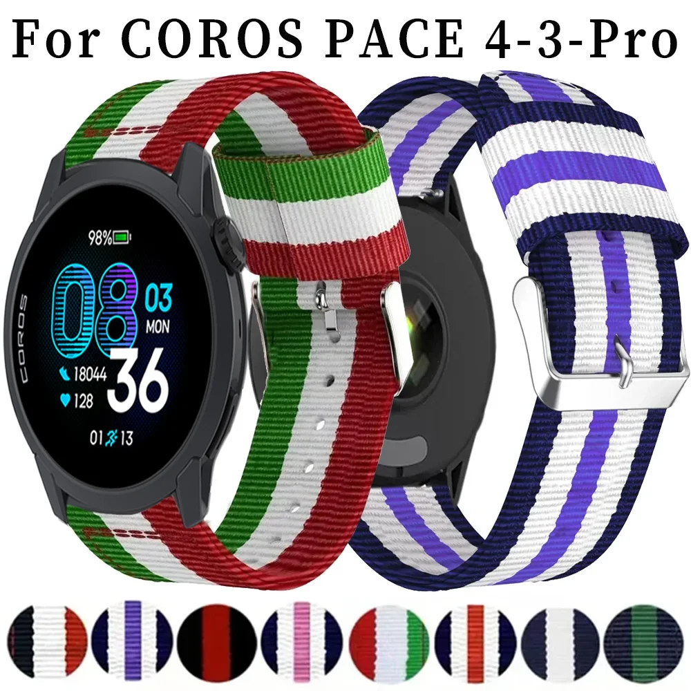 22Mm Canvas Nylon S…