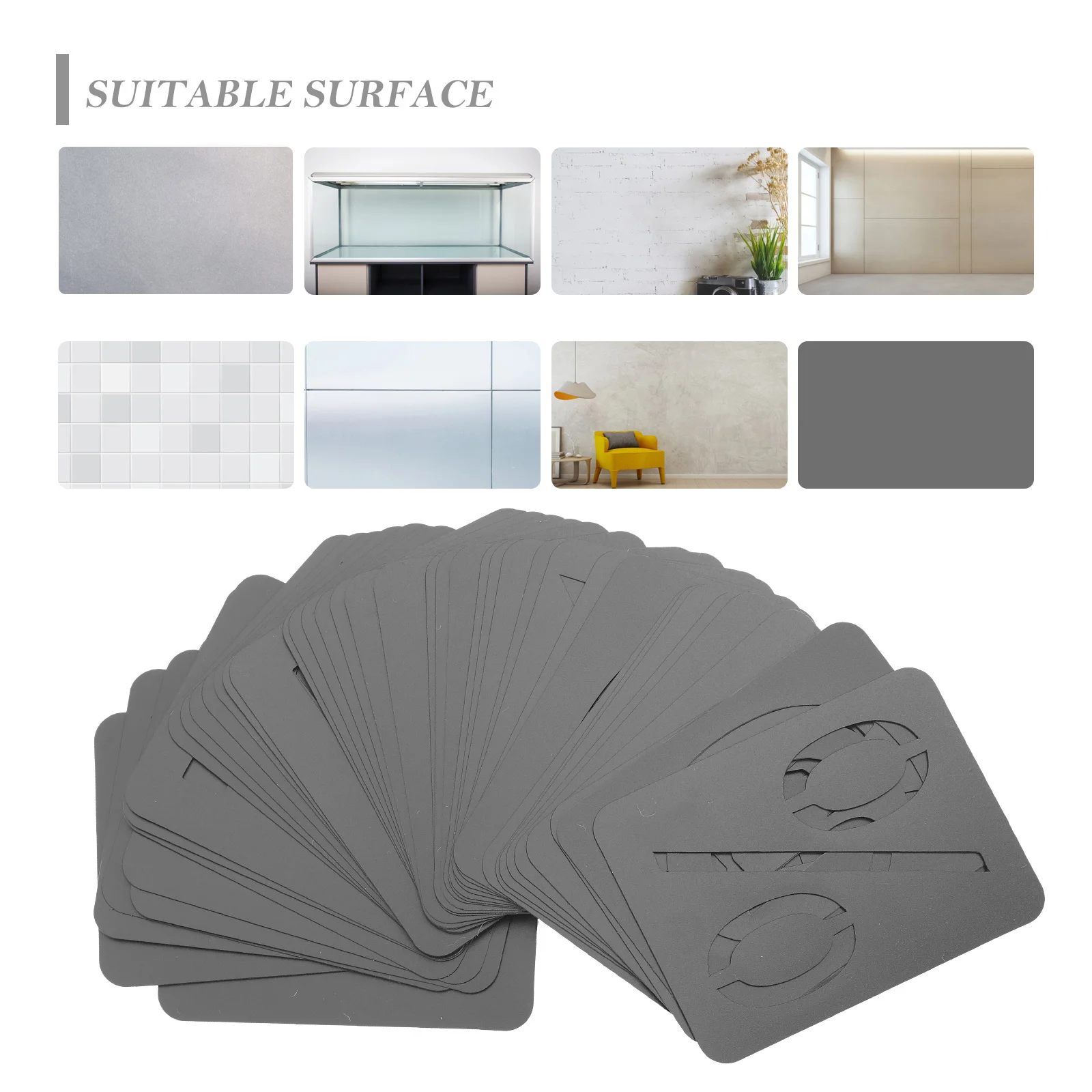 

1 Set Of Spray Painting Stencils Reusable Plastic Alphabet Number Template For Diy Crafts Wall Wood Decoration Letter Stencils