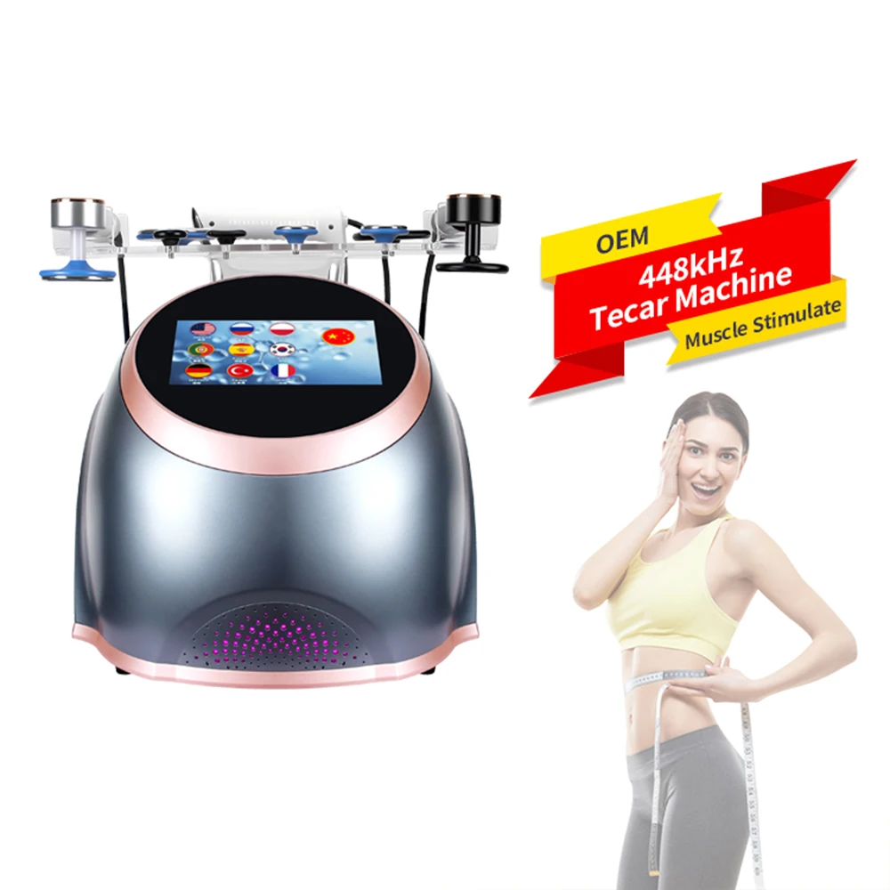 

448khz Rf Beauty Device With Dual Handles For Skin Firming Body Contouring Lifting And Anti Wrinkle Care Salon Spa Equipment
