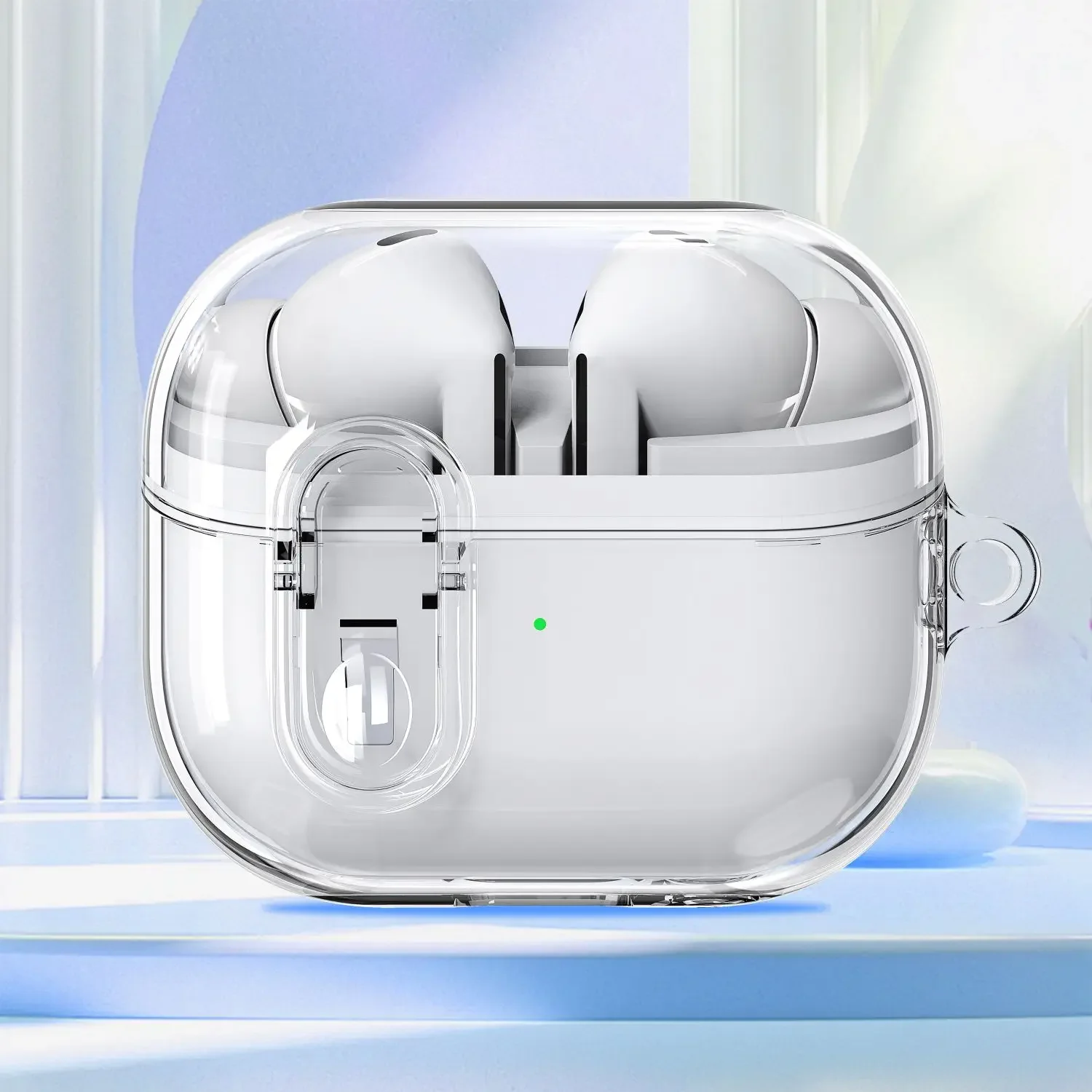 เคสใส Samsung Buds 3 Pro ปี 2024 พร้อมตัวล็อคแบบปลอดภัย สำหรับ Samsung Galaxy Buds3 FE Buzz 3 Pro พร้อมสายคล้อง