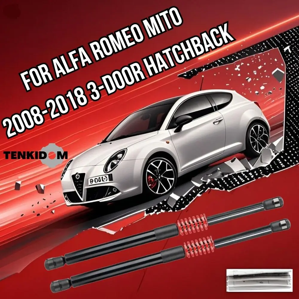 Trunk Lift Supports for Alfa Romeo MiTo 2008-2018 3-door hatchback Tailgate Shock absorbers for Automobiles with Spring Liftgate