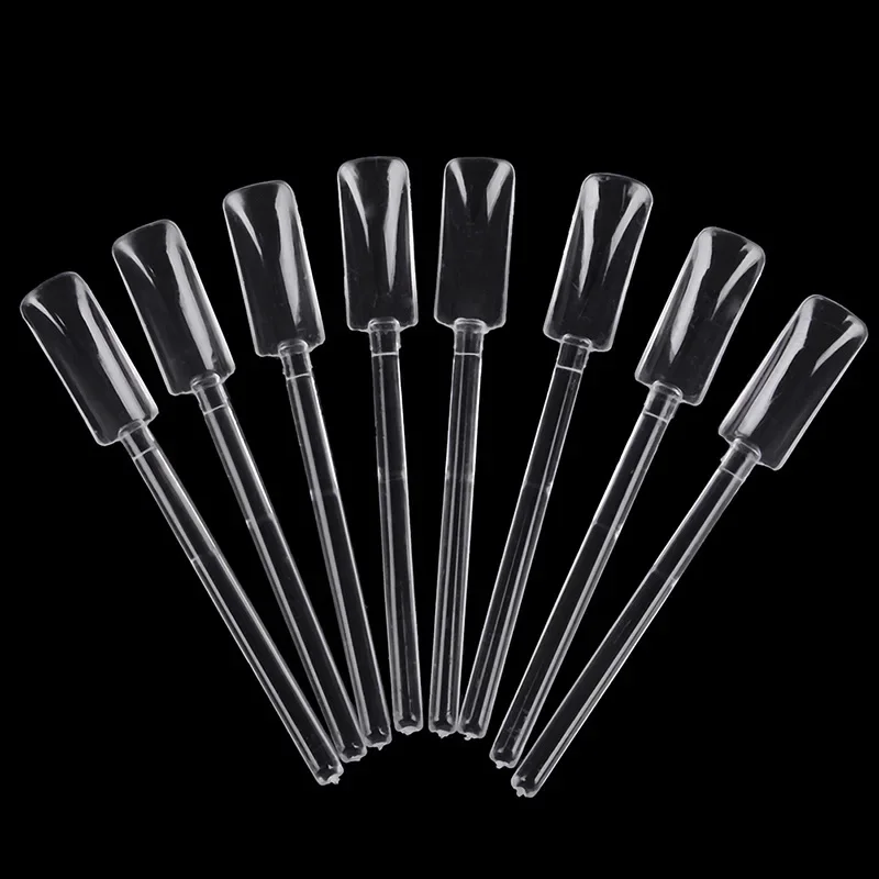 

32 Tips Clear Pop Sticks for Nail Art Practice Stand Display & Training Tools for Nail Polish 64 Pieces