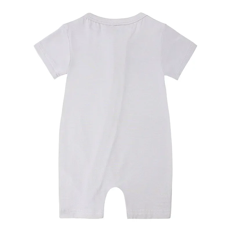 Baby Bamboo Pajama Short Sleeve Jumpsuit 0-24 Months Summer Girl Costume Rompers Boy Sleepwear For Newborns Bodysuit