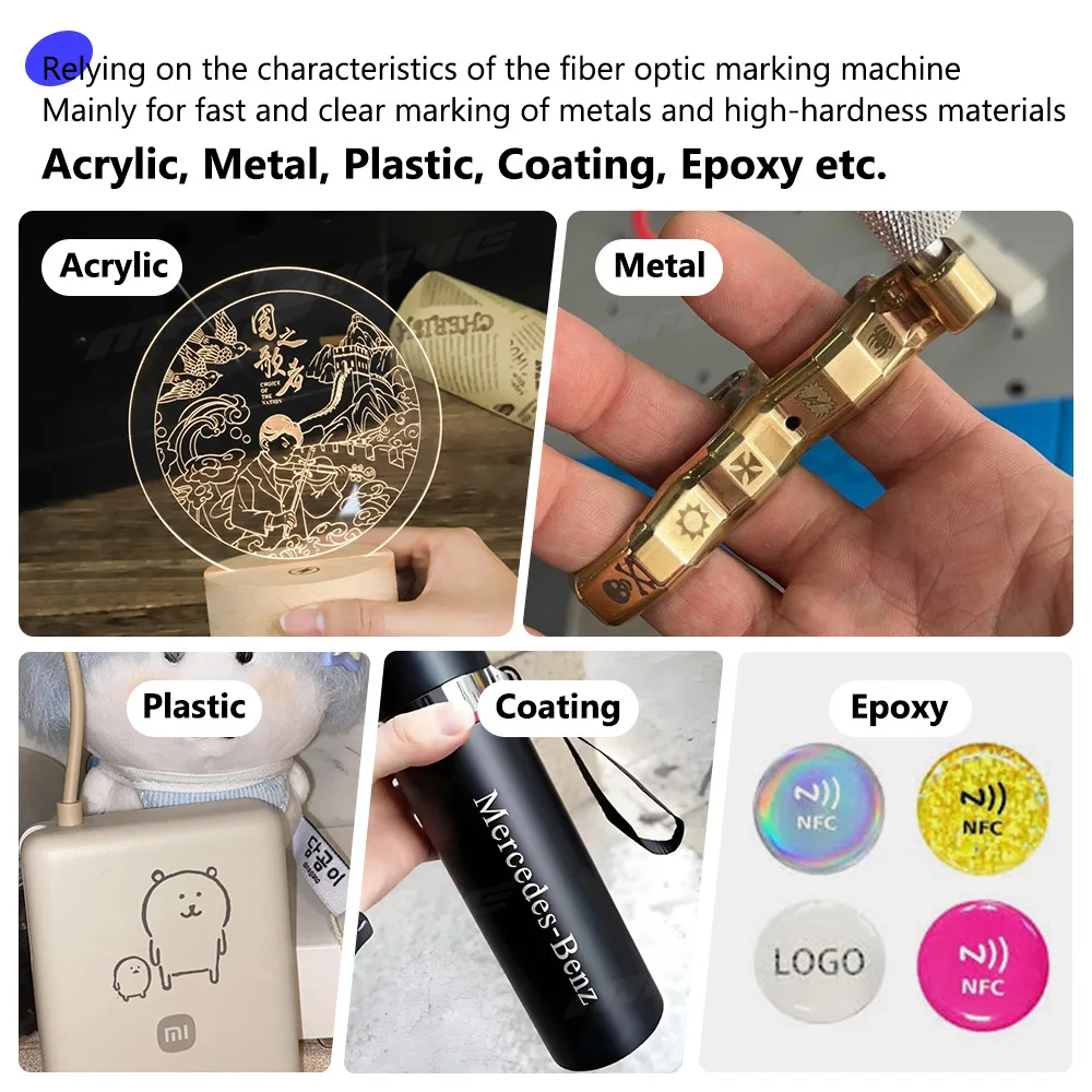 Maxwav Fiber Laser Marking Machine High Precision Efficient Stable Air Cooling Long Service Life For Diverse Marking