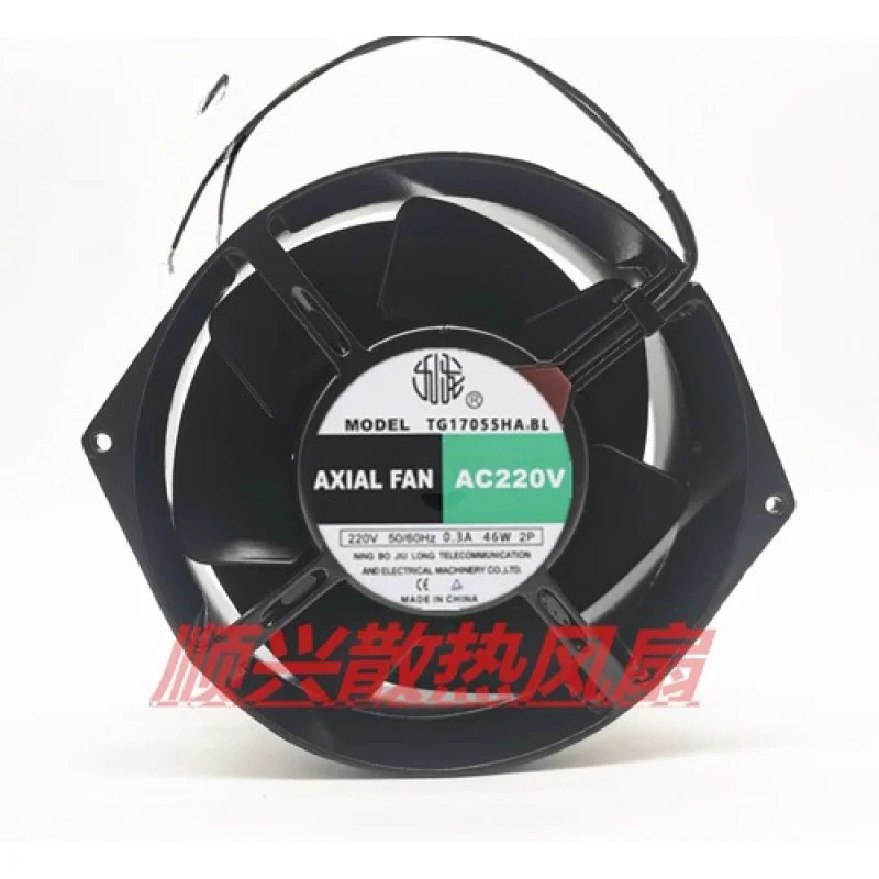 

C 1PCS TG17055HA2BL AC220V 0.3A 46W 17CM All Metal Inverter Cooling Fan