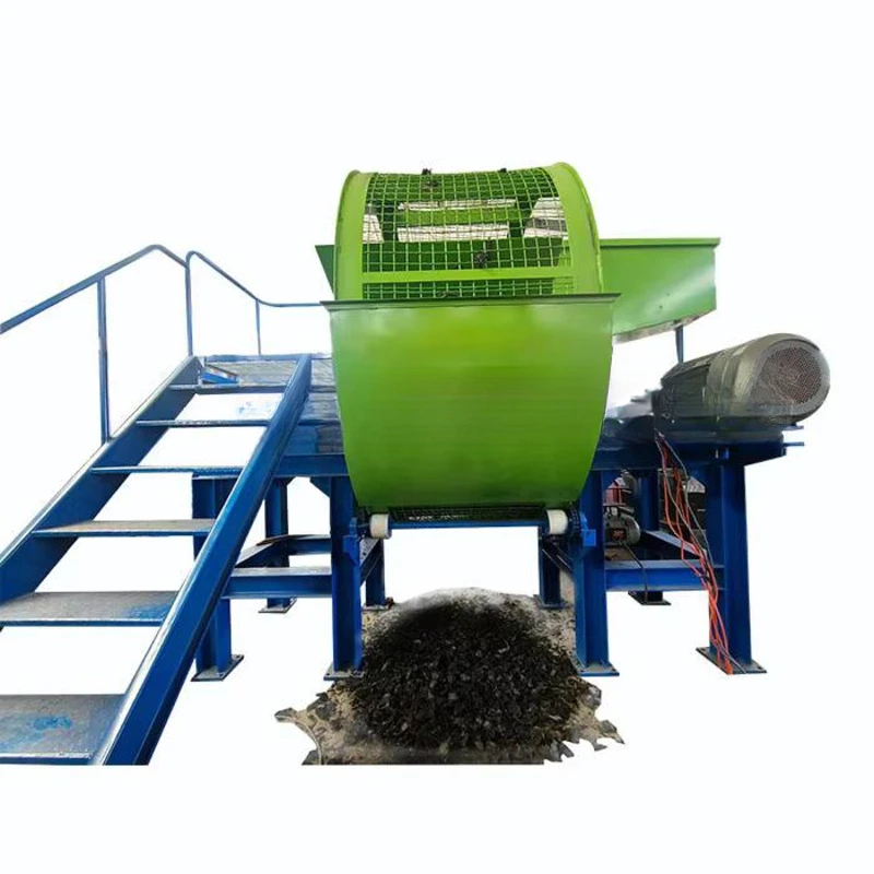 

Powerful Crusher, Whole Shredder And Tire Grinder Single And Double-axle Waste Oil Tank Tires And Plastic Waste