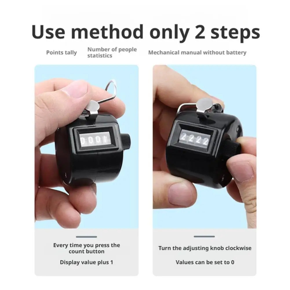 مستودع مكون من أربعة أرقام/قاعدة/حركة/عد الأشخاص، عد ميكانيكي دقيق، أرقام سهلة القراءة، طريقة متعددة متاحة #6