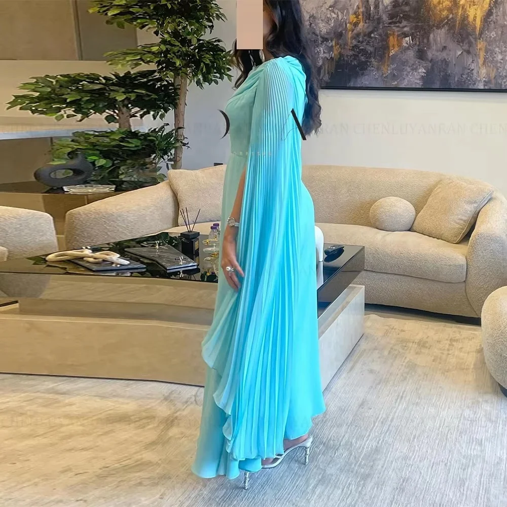 تخصيص رائعة Ruched المرأة فستان حفلة موسيقية بلا أكمام الساحرة حورية البحر س الرقبة فستان الحفلات الكشكشة المرأة ثوب مسائي