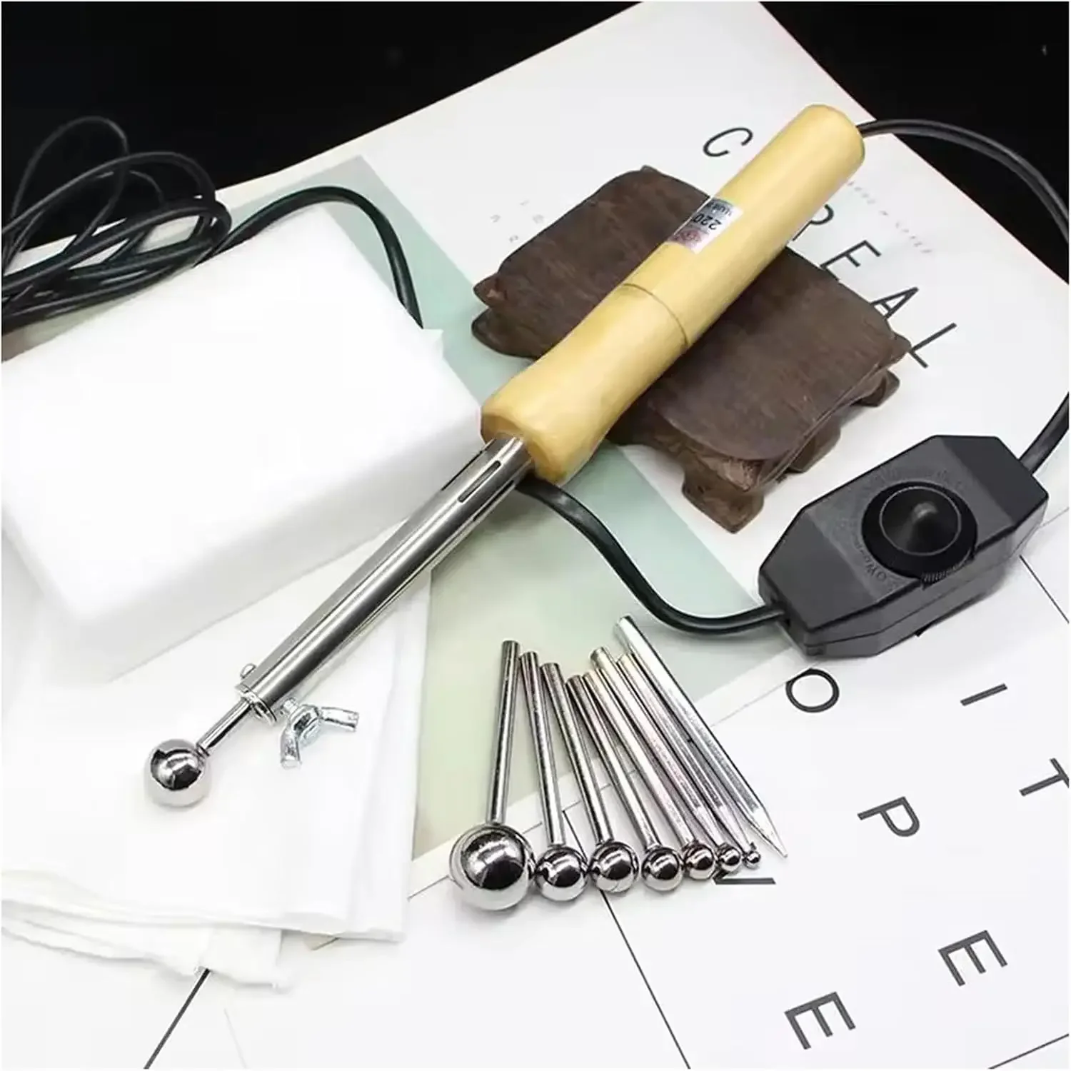 

DIY Fabric Flowers Ironing Tool Set 21/13/11 Heads Soldering Iron 220V/110V Artificial Flower Making Tool Ironing Machine