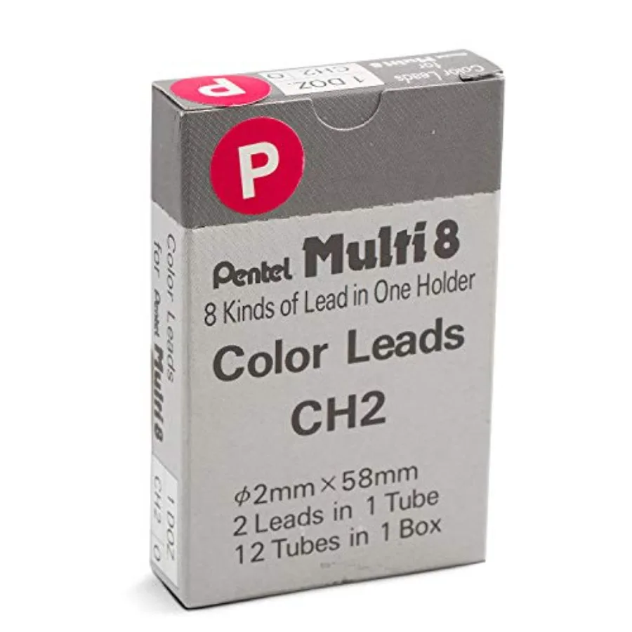 Arts 8 Colour Pencil Lead Refill, Pink, 24 Pieces of Lead CH2-P