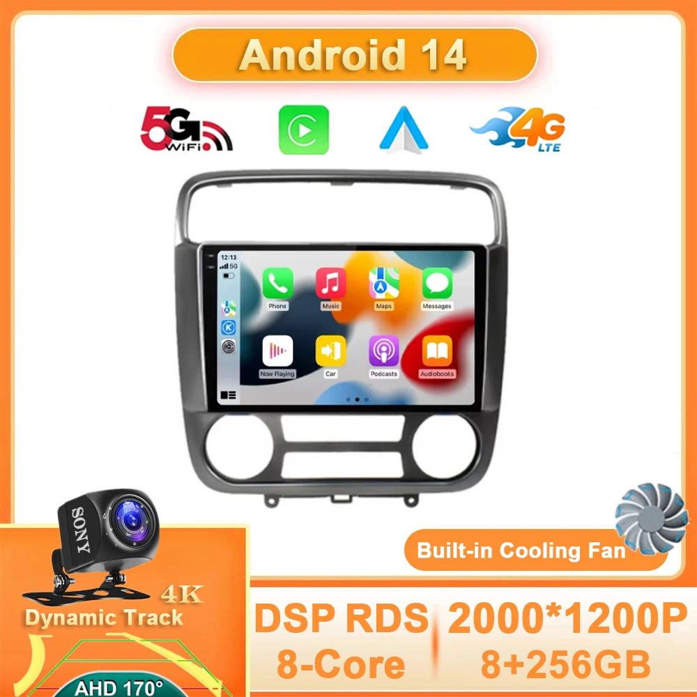 

Android 14 For Honda Stream 1 2000 - 2006 Car Radio GPS Multimedia Navigation Stereo Video Player Auto Carplay 4G WIFI QLED DSP