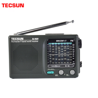 TECSUN R-909 AM/FM/SW Radio 1-7 9 Bands World Band Receiver Portable Radio Retro Pocket Radio