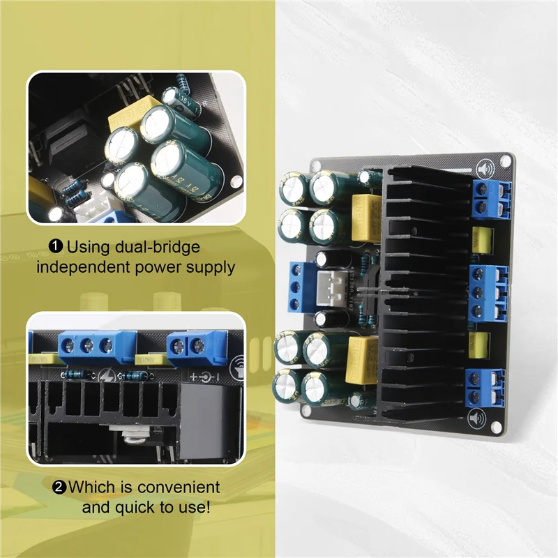 AB25-LM1875 Power Amplifier Board Dual Channel 2.0 Stereo Pure Power Amplifier Board DIY Speaker High Power Module
