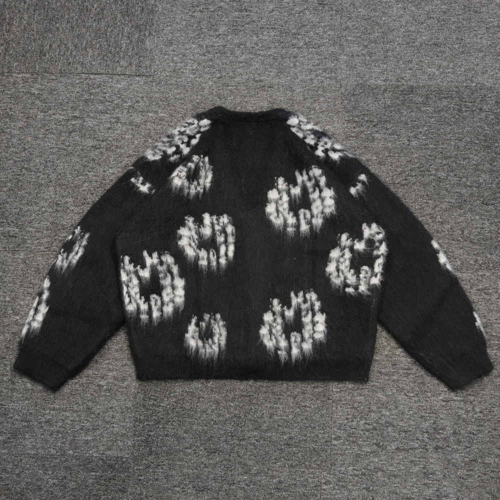 Maglione] Cardigan in mohair cardigan DENIM TEARS Saint Michael completamente corretto