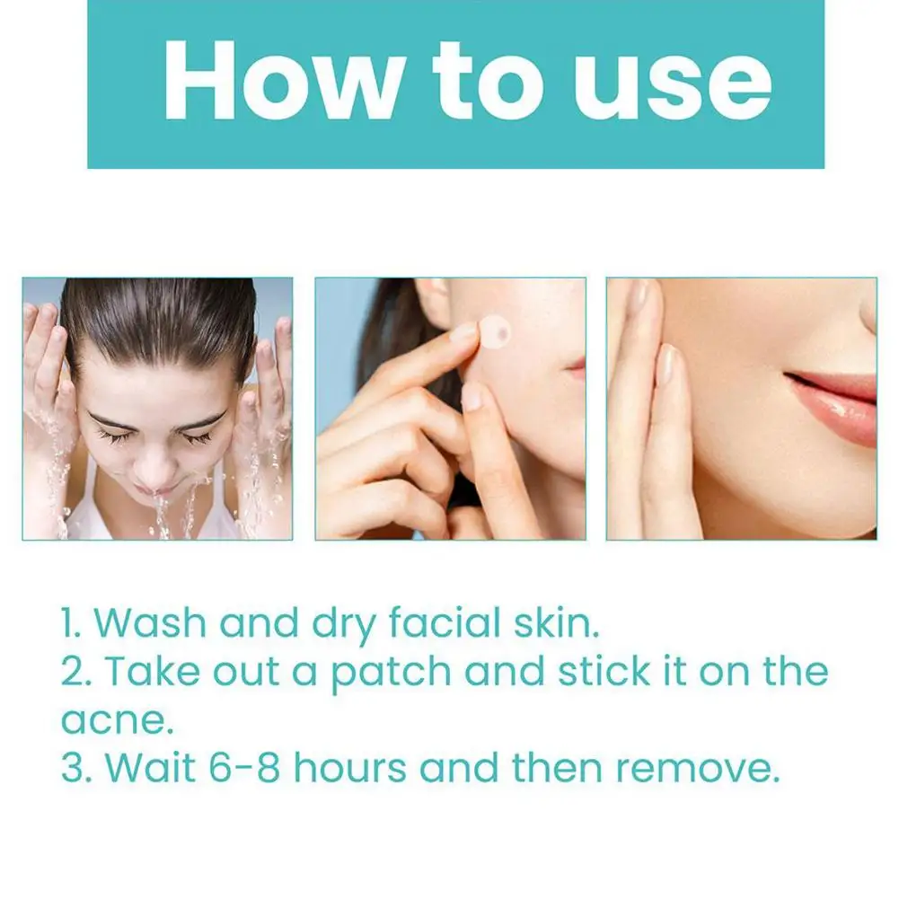 보이지 않는 여드름 패치 살리실산 티트리 에센셜 오일이 함유된 하이드로콜로이드 여드름 치료 블레미쉬 힐링 패치 스킨
