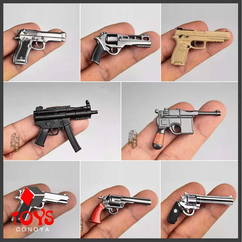 1/6 skala MP5K P92 rewolwer pistolet pistolet z kaburą Mini Model Fit 12\'\' figurka żołnierza ciało lalki