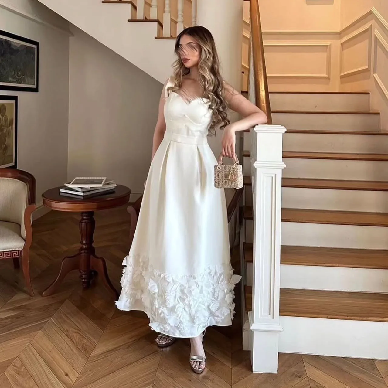 

ROYET Flower Applique Sweetheart Sleeveless A Line Formal Evening Dress Ankle Length Elegant Prom Gown Customized New 2025