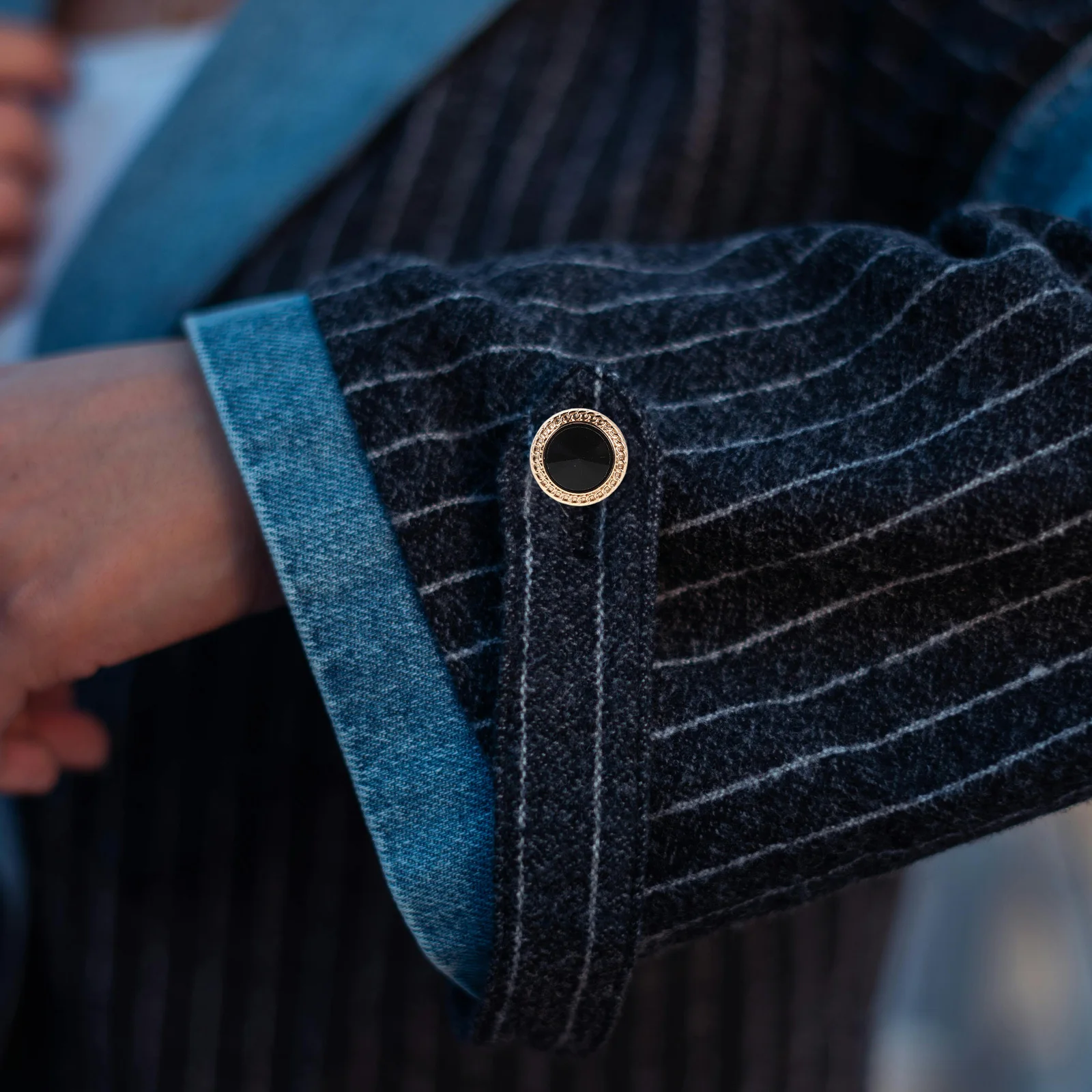 

3Pairs Men Round Black Shirt Button Covers Elegant Formal Suit Cufflinks Wedding Business Tuxedo Accessories Shirt Buttons