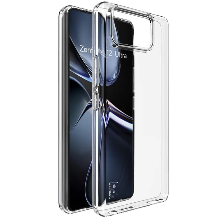 Capa de telefone IMAK UX-5 Series para Asus Zenfone 12 Ultra 5G Capa à prova de choque TPU transparente e fina