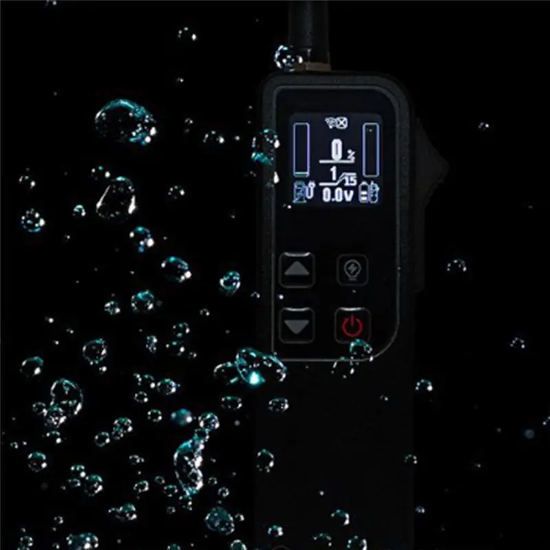 A33T W8 2.4G Waterproof Electric Surfboard Remote Control Wireless Charging OLED Screen Voltage Feedback IP67