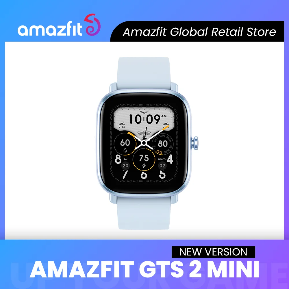 

New Product 2022 Amazfit GTS 2 mini New Version Smartwatch Sleep Monitoring 68+Sports Modes Smart Watch For Android For iOS