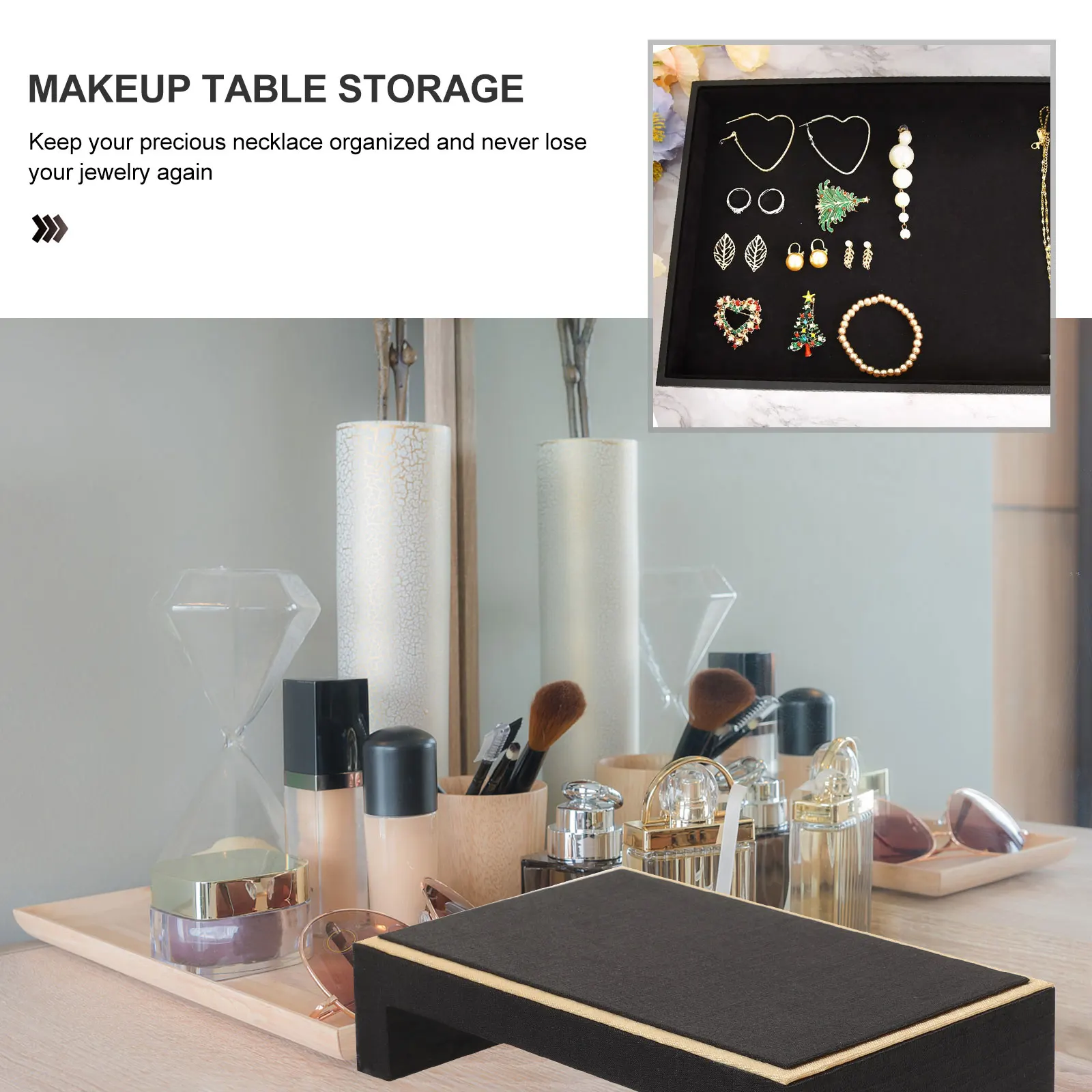 

Jewelry Tray Display Dish Earring Holder Ring Lipstick Plate Trinket Storage Pallet Wedding Decor Small Decorative