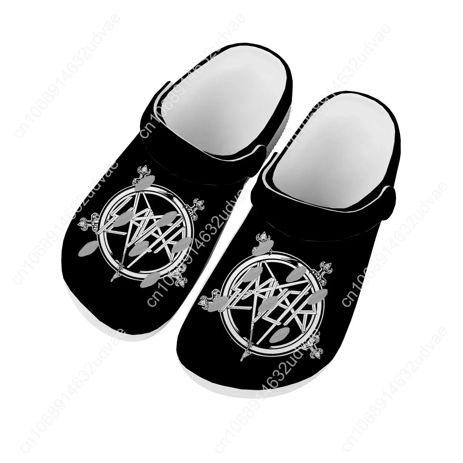 Slayer Water Shoes Mens Womens High Quality Fashion Home Garden Clogs Customizd Sandals Beach Breathable Hole Slippers