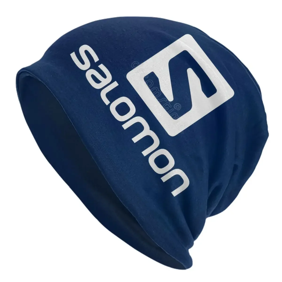 Custom Salomons Logo Skullies Beanies Caps Unisex Winter Warm Knit Hat Men Women Cool Adult Bonnet Hats Outdoor Ski Cap