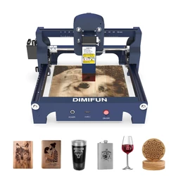 Highly Accurate Laser Engraving Machine for Woodworker Planks Engraver - 4.5W Blue CNC Laser Engraver 36W
