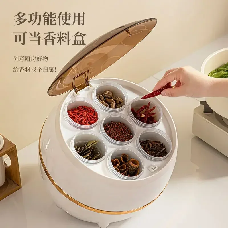 2024 New Type Grain Storage Box Multi Functional Grain Storage Barrel Large Capacity Household Rice Barrel Sealed Moisture Proof