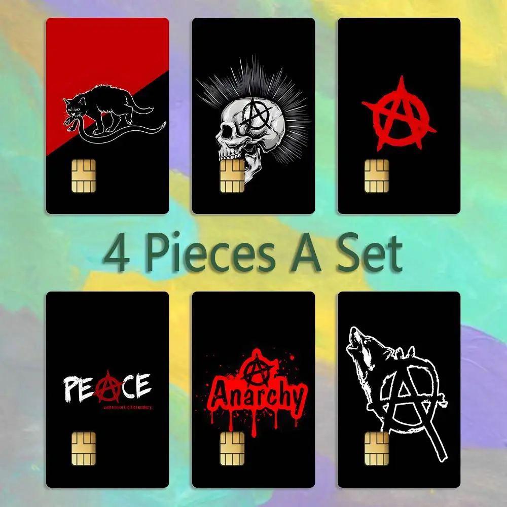 

Anarchy Symbol Gadsden Anarchist Card Stickers Credit Visa Debit Bank Charge Card Bus Metro Waterproof Sticker Decal Decoration