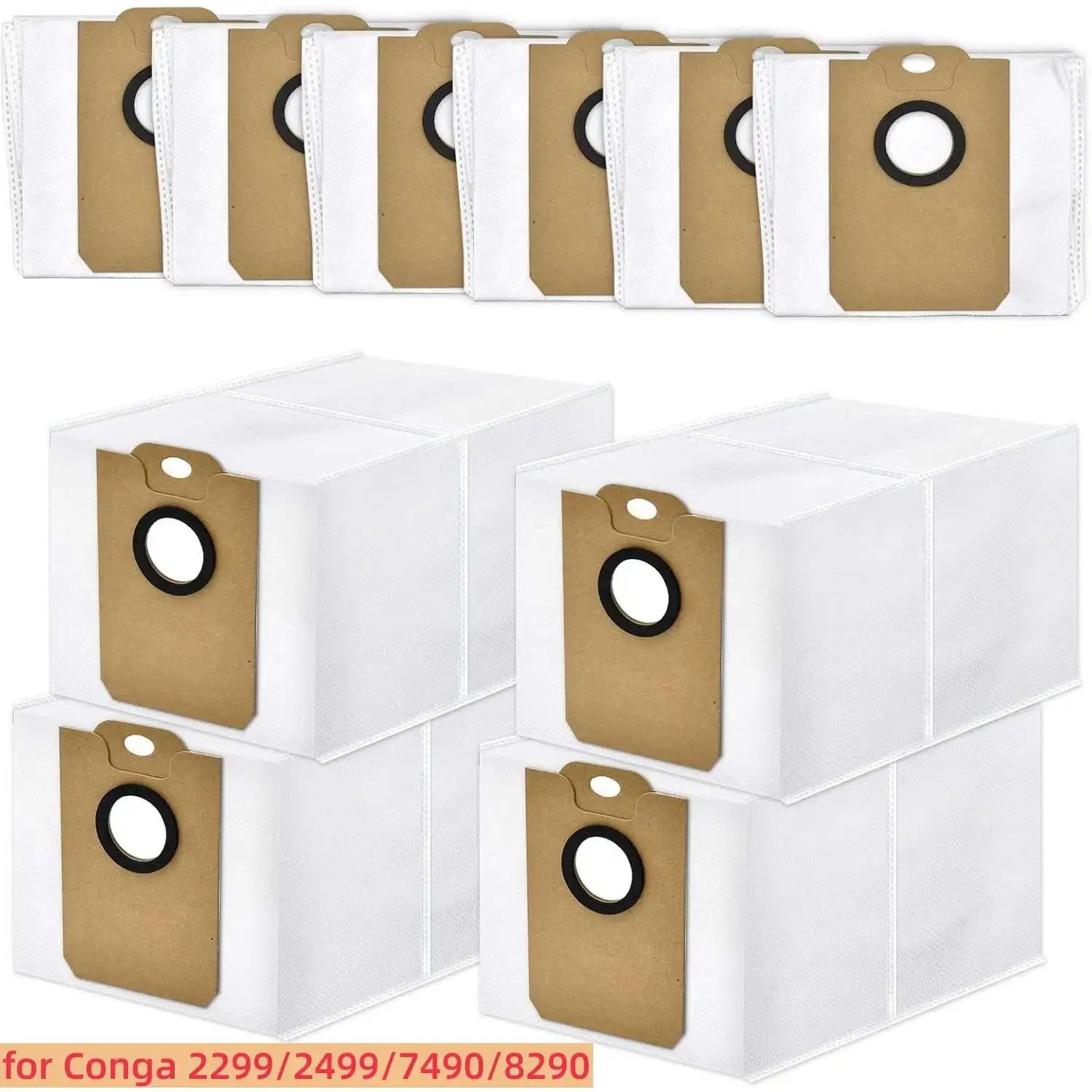 Sacos de pó para Conga 2299 Ultra Home / 2499 Ultra Home / 7490 Immortal Home / 8290 Immortal Ultra Power Home, Sacos Cecotec Conga