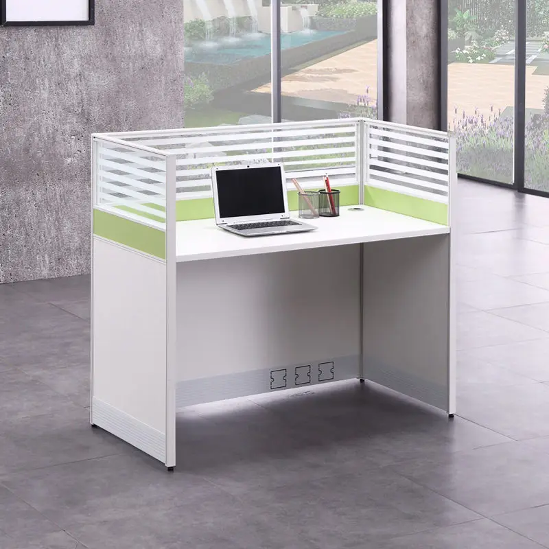 Simplicity Modern Office Desks Employee Screen Partition Cassette Office Desks Computer Bureau Meuble Working Equipment QF50OD