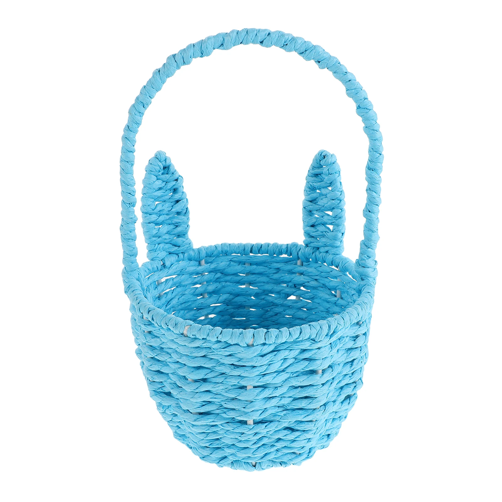 

Woven Flower Basket Small Cute Cartoon Handle Storage Basket For Wedding Party Candy Gift Decorative Container
