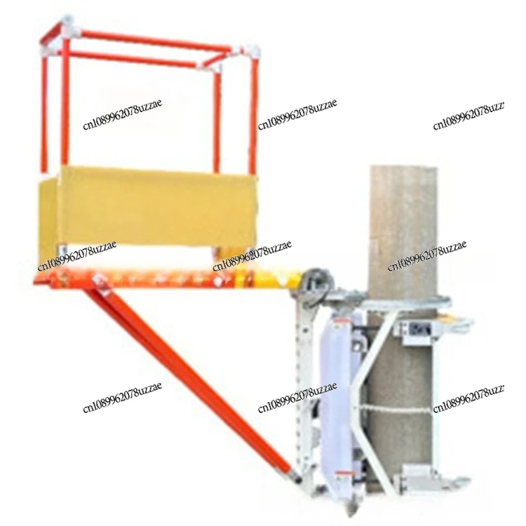 

360 Degree Rotating Anti-shock Maintenance Scaffolding Manned Lifting Type Insulation Platform Pole Operated Flat Ladder