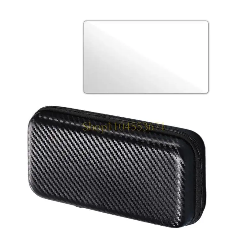 واقيات شاشة من الزجاج المقسى الأكثر مبيعًا لوحدات تحكم الألعاب Trimui مع حقيبة تخزين مقاومة للخدش