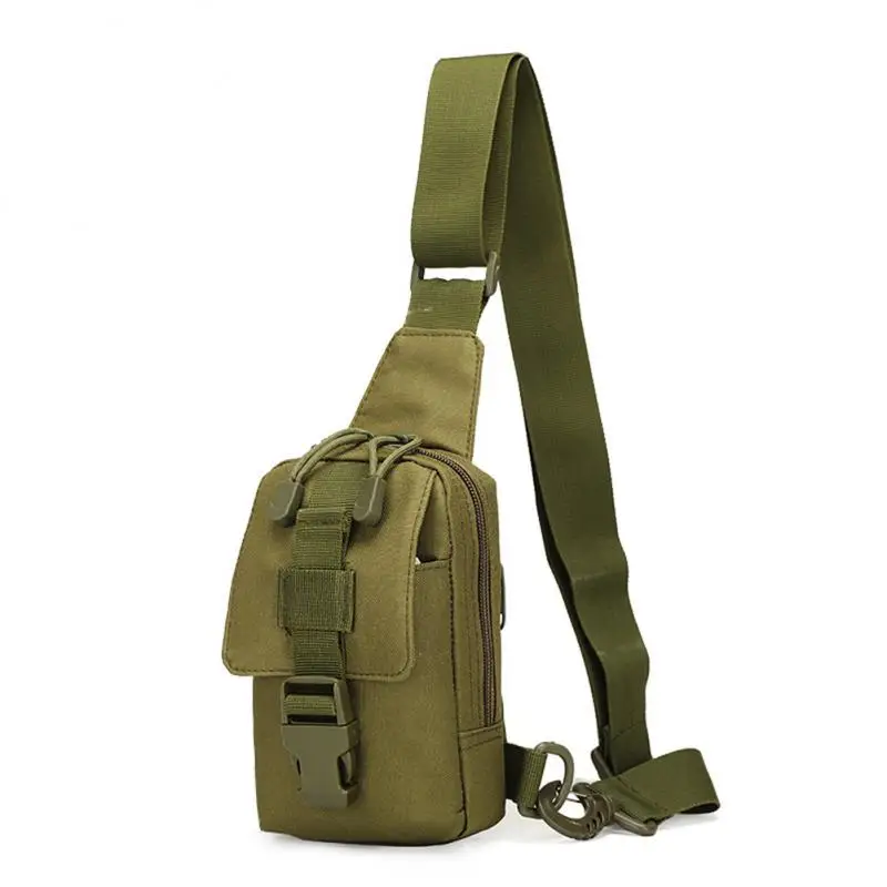 Emergency Chest Bag Trekking Pack Sports Bag Shoulder Bag Crossbody Pack Assault Pouch for Hiking Cycling Camping