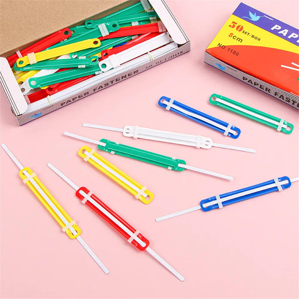 Plastic Binding Clip Five Color Combination Efficient Fashionable Best Seller Reliable Trend Multifunctional Desk Accessories