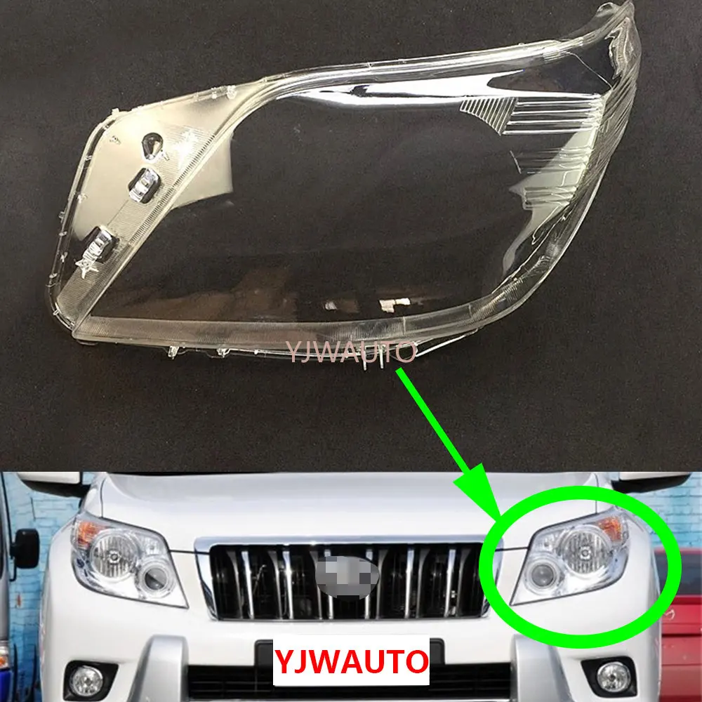 

Headlight Lens For Toyota Prado 2010~2013 Headlamp Cover Car Lights Replacement Glass Front Transparent Auto Shell