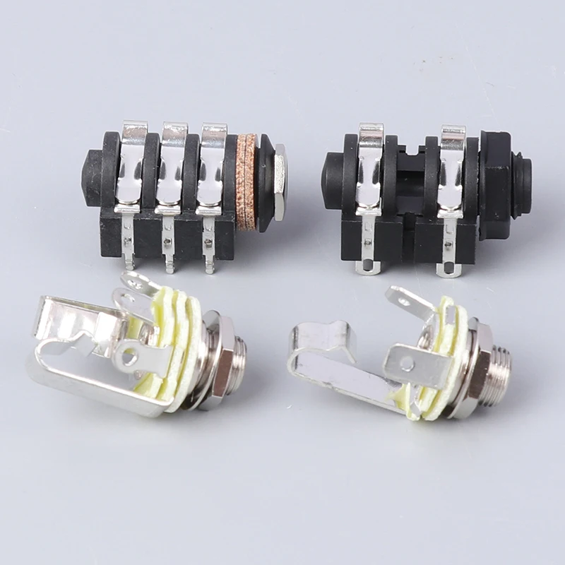 【REAN TRS Stereo 6.35mm Metal Female Jack 3 Pole NYS230 Audio Panel Mounting Socket 1/4