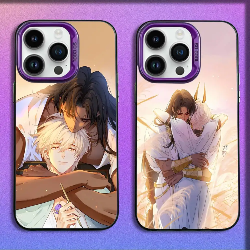 

Comics See You My King Phone Case For iPhone 17,16,15,14,13,12,11,Pro,Max,Plus,E,SE4,Air,Mini Purple IMD Box