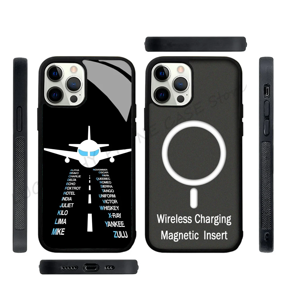 

Airplane Pilot Epaulette Phone Case Phone Case Strong Magnetic For IPhone 15 14 13 Pro Max 11 12 Mini For Magsafe